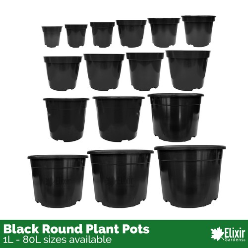 Strong black recycled - black, plastic
