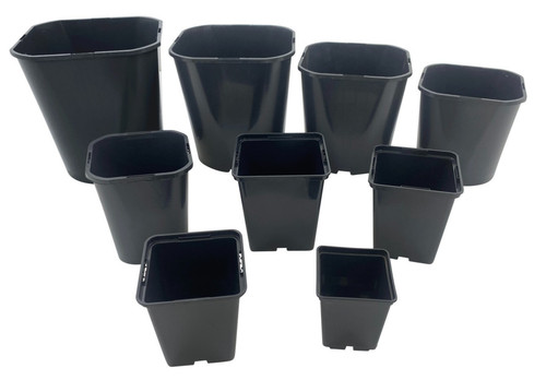 Square plant pots rigid 7cm - square,