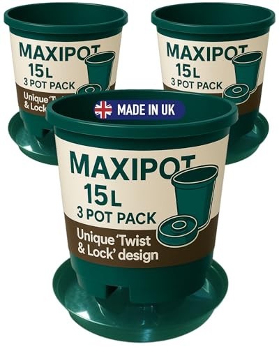 Pack 15l plant pots - plant, &