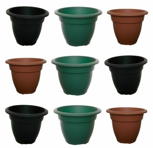 Plastic round plant flower - 6,